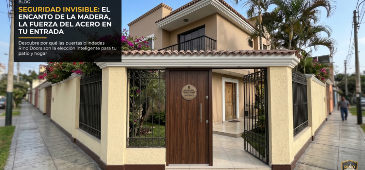 Puertas de acero con apariencia de madera: seguridad y elegancia para tu hogar en Lima Puertas blindadas LIma